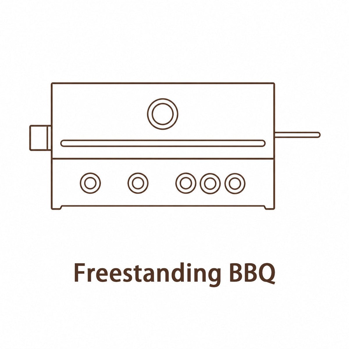 Freestanding BBQ